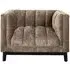 Beaudy Accent Chair - Stone, Chenille