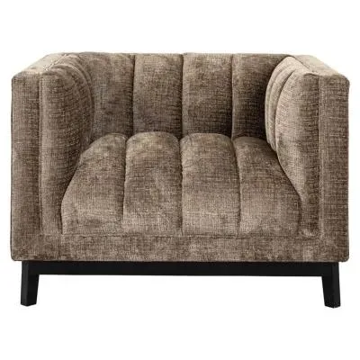 Beaudy Accent Chair - Stone, Chenille