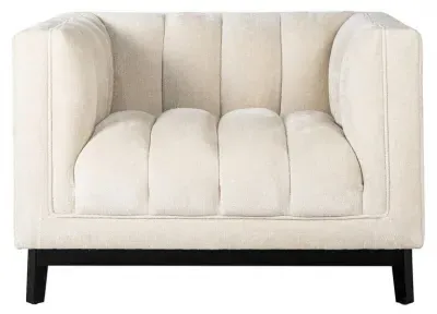 Beaudy Accent Chair - White, Chenille image