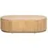 Belfort Oval Coffee Table - Natural Oak