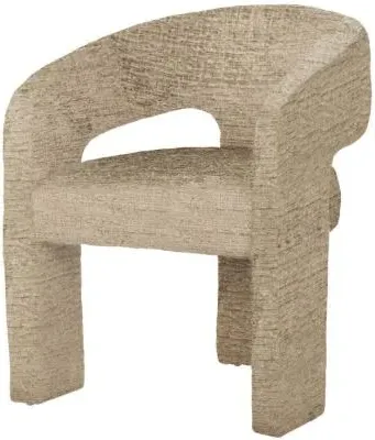 Belle Accent Chair - Beige, Fabric image