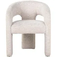 Belle Accent Chair - Cream, Fabric