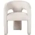 Belle Accent Chair - Cream, Fabric