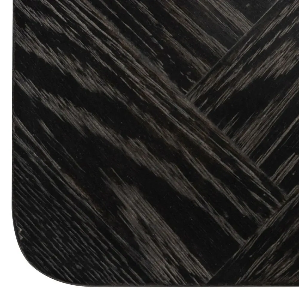 Blackbone 1 Drawer Desk - Black, Brass