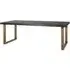 Blackbone 6 Seater Dining Table - Black, Oak
