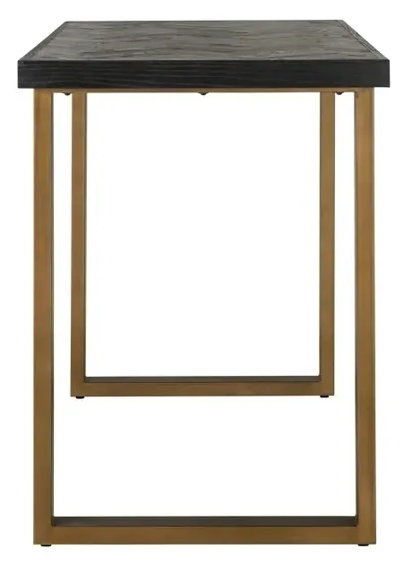 Blackbone 6 Seater Dining Table - Black, Oak