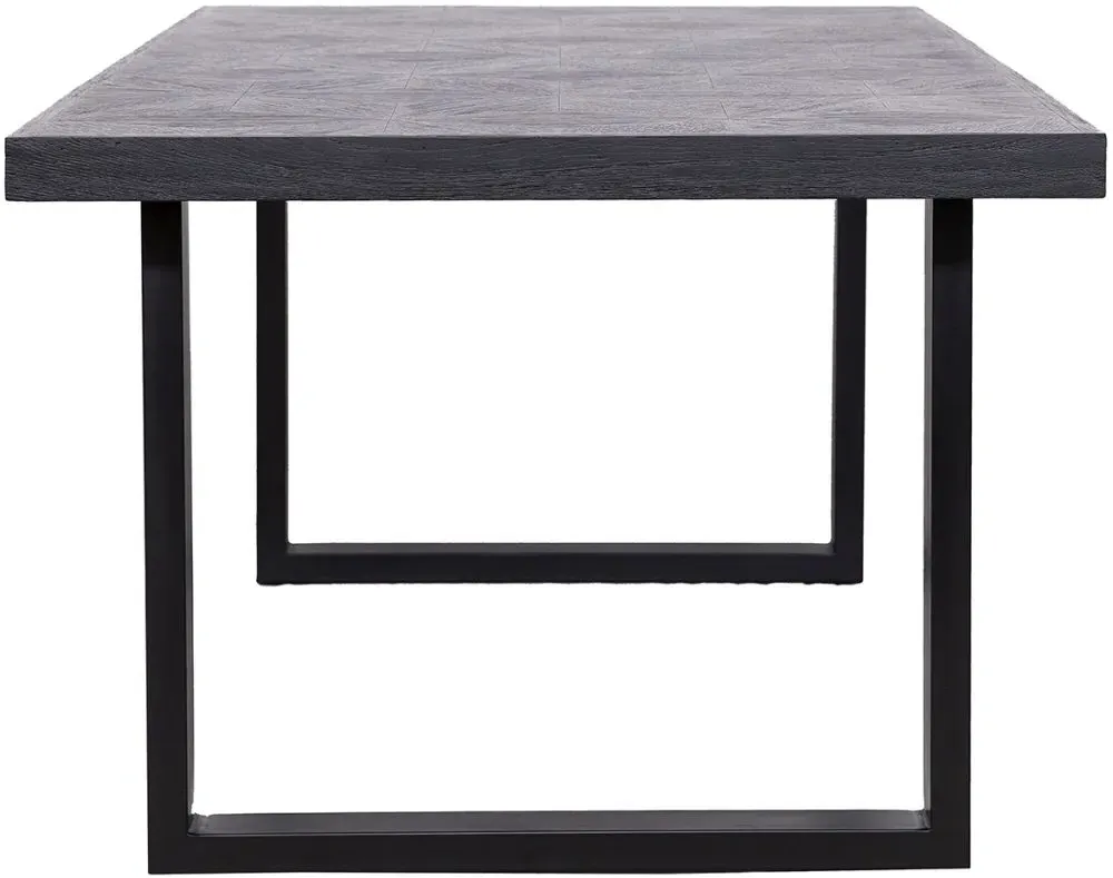 Blax 8-Seater Dining Table - Black, Oak