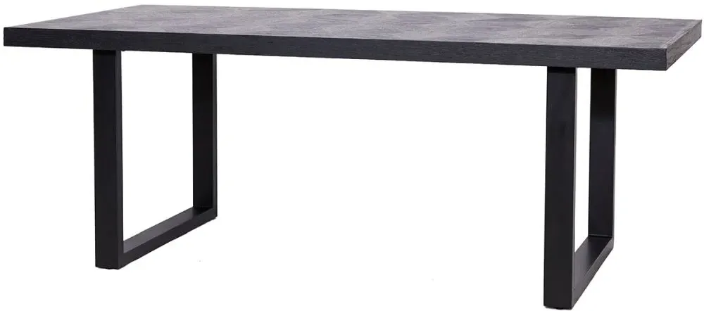 Blax 8-Seater Dining Table - Black, Oak