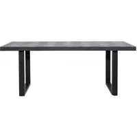 Blax 8-Seater Dining Table - Black, Oak