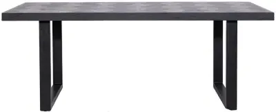 Blax 8-Seater Dining Table - Black, Oak