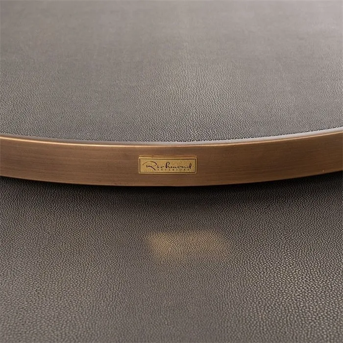 Bloomingville Round 2 Tier Coffee Table - Shagreen