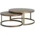 Bloomingville Round 2 Tier Coffee Table - Shagreen