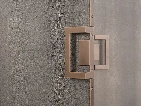 Bloomingville Shagreen 2 Door Bar Cabinet