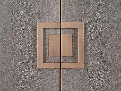 Bloomingville Shagreen 2 Door Bar Cabinet