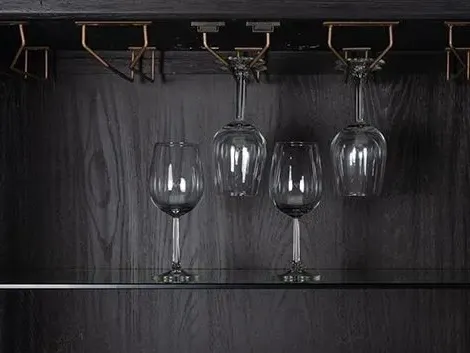 Bloomingville Shagreen 2 Door Bar Cabinet