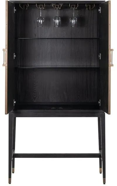 Bloomingville Shagreen 2 Door Bar Cabinet