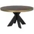 Bloomingville Shagreen 6 Seater Round Dining Table with Spider Legs