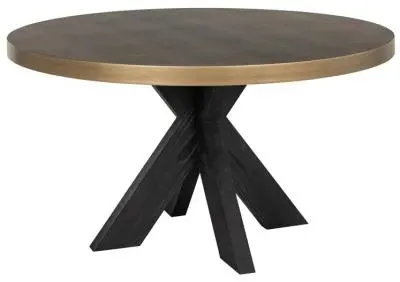 Bloomingville Shagreen 6 Seater Round Dining Table with Spider Legs image