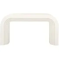 Bloomstone Console Table - White