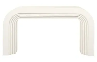 Bloomstone Console Table - White