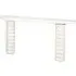 Bloomstone Curved Console Table - White, Lime Plaster