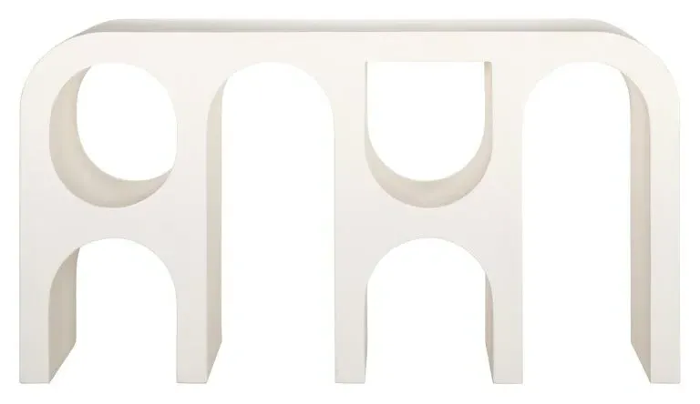 Bloomstone Large Console Table - Light Eco Plaster