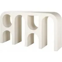 Bloomstone Large Console Table - Light Eco Plaster