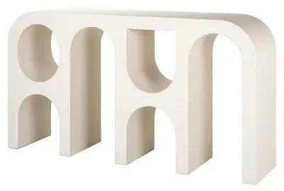 Bloomstone Large Console Table - Light Eco Plaster image