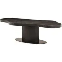 Bogor 10 Seater Pedestal Dining Table - Dark Coffee