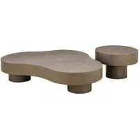 Bogor Set of 2 Coffee Tables - Bronze