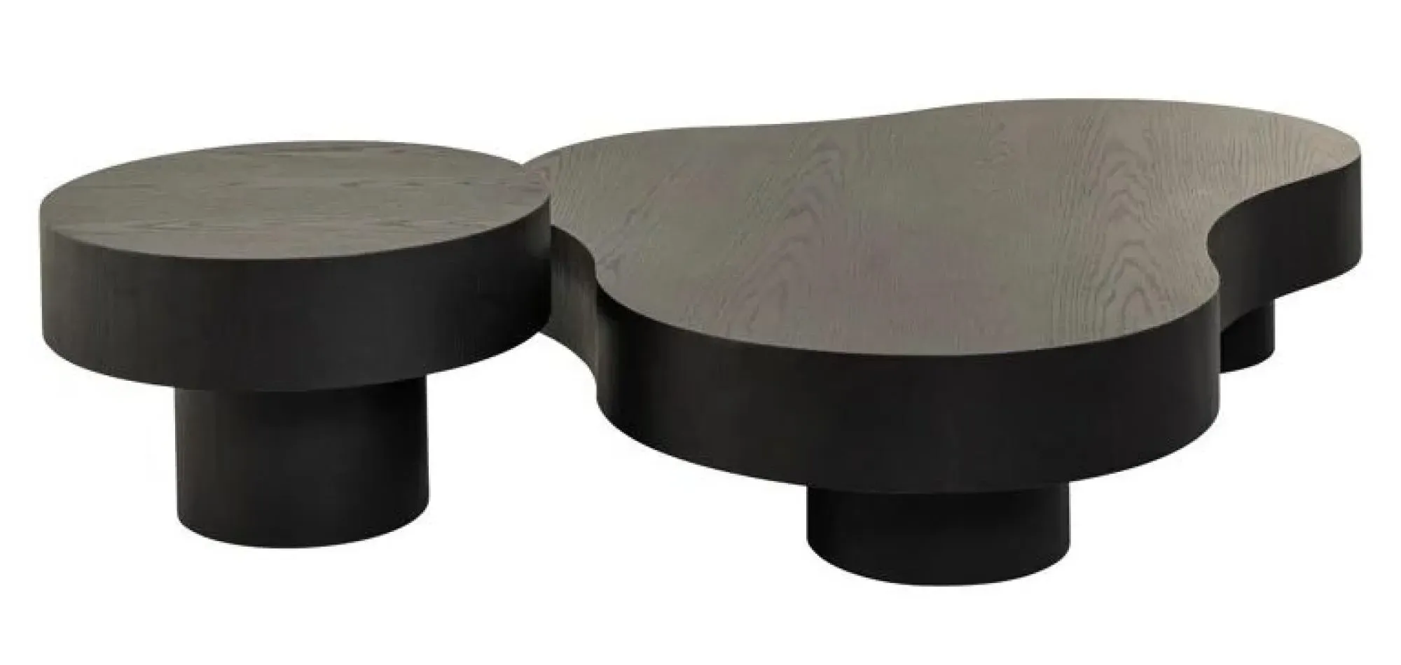 Bogor Set of 2 Coffee Tables - Dark Wood