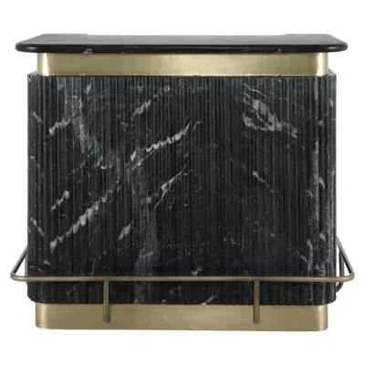 Bombay Bar Counter - Black, Marble image