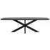 Bonvoy 10 Seater Dining Table with Spider Legs - Black, Oak