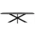 Bonvoy 12 Seater Dining Table with Spider Legs - Black, Oak