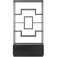 Bonvoy Shelving Unit with Storage - Black, Oak