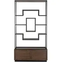 Bonvoy Shelving Unit with Storage - Brown, Oak