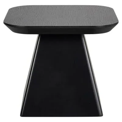 Bonvoy Square End Table - Black, Oak image