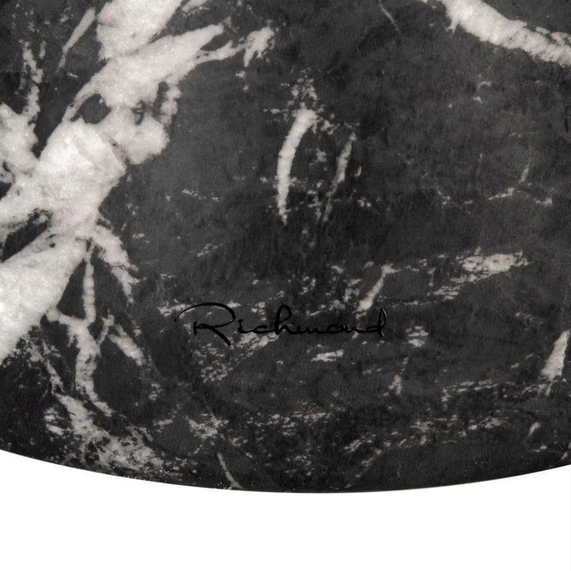 Bosco End Table - Black, Marble Effect