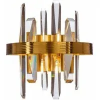 Brigh Crystal Wall Lamp - Gold
