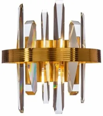 Brigh Crystal Wall Lamp - Gold image