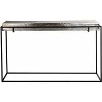 Calloway Console Table - Champagne Gold, Black