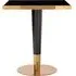 Can Roca 2-Seater Square Dining Table - Black, Glass