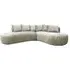Cassie 4-Seater Corner Sofa - Sand, Fabric