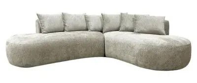 Cassie 4-Seater Corner Sofa - Sand, Fabric image
