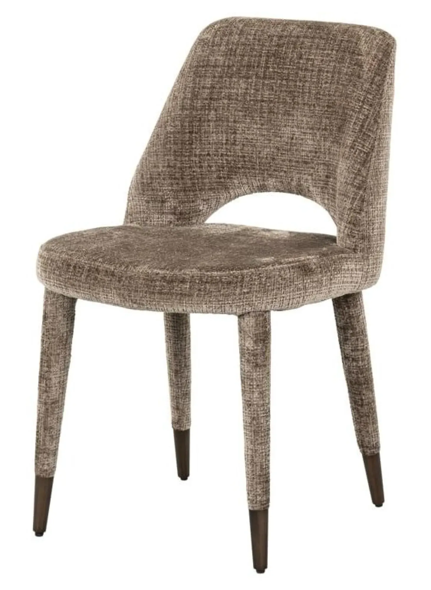 Cecilia Dining Chair - Stone, Chenille Fabric