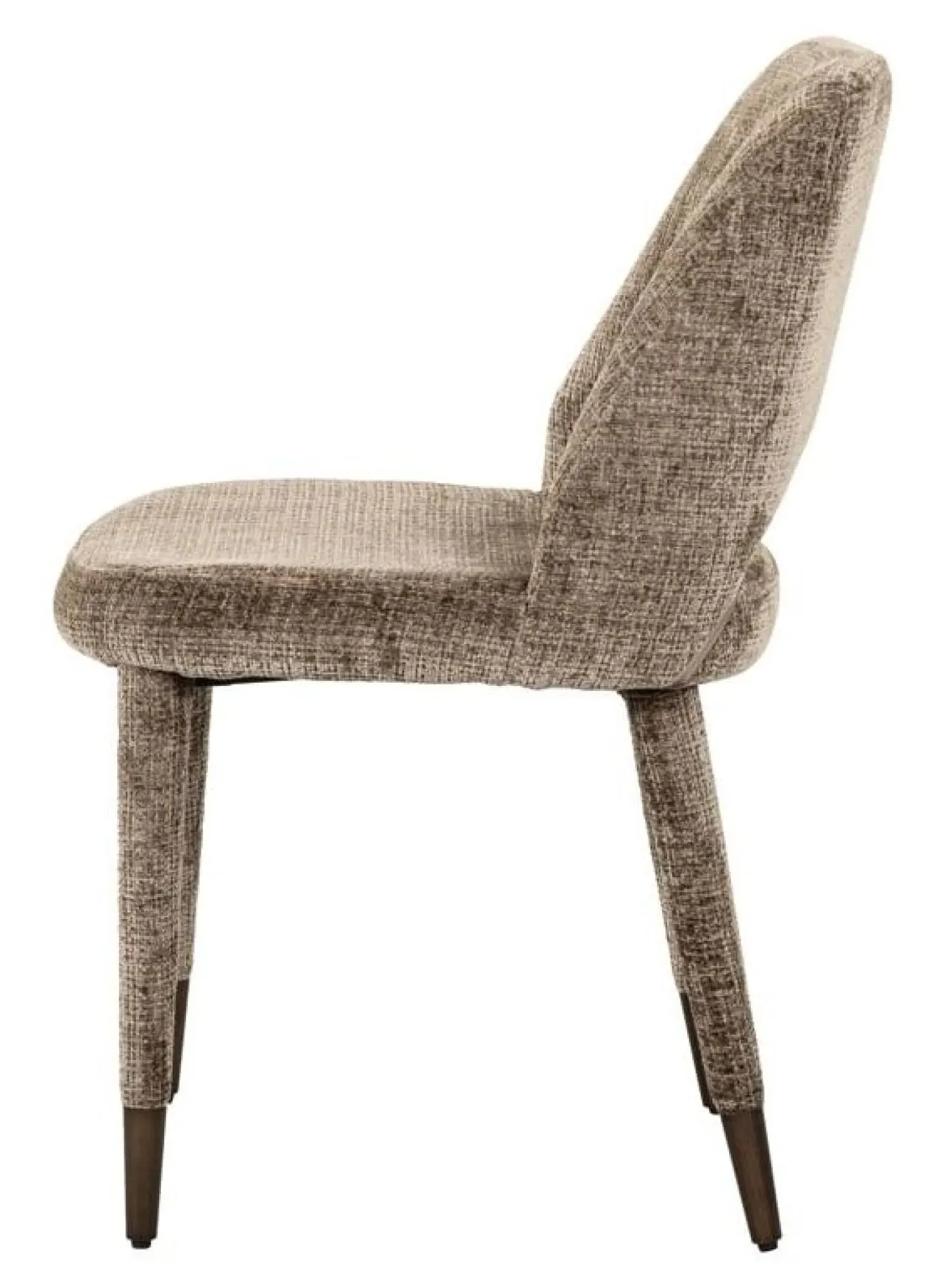 Cecilia Dining Chair - Stone, Chenille Fabric