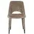 Cecilia Dining Chair - Stone, Chenille Fabric