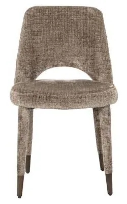Cecilia Dining Chair - Stone, Chenille Fabric