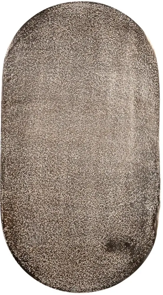 Chandon Set of 2 Oval Side Tables - Champagne Gold, Aluminium