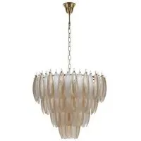 Chloe Glass Chandelier - Champagne